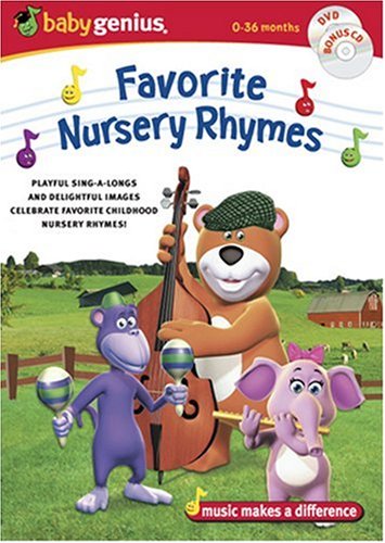 Baby Genius Favorite Nursery Rhymes w/bonus Music CD - 4223