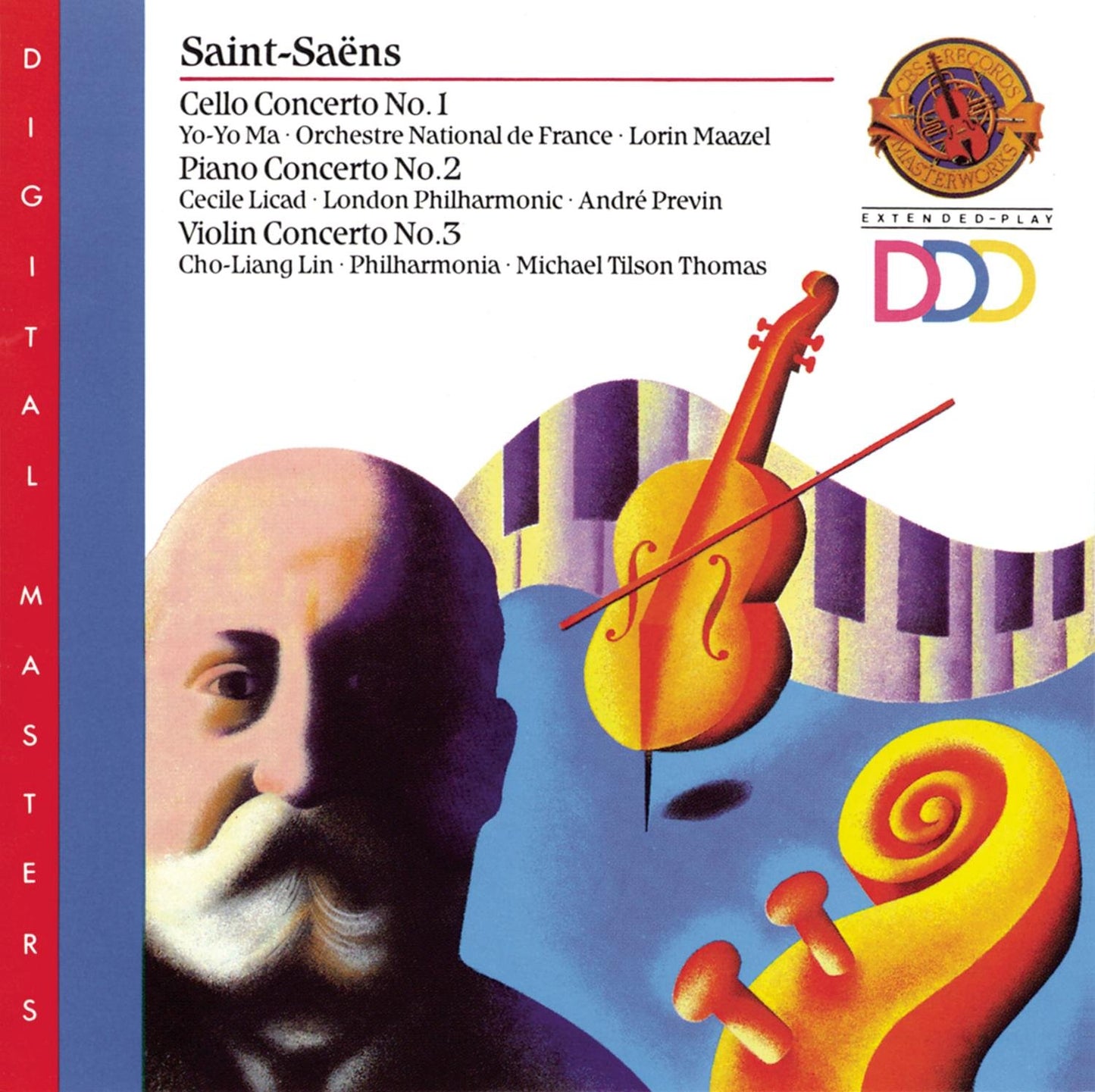 Saint-Saens: Cello Concerto No. 1 / Piano Concerto No. 2 / Violin Concerto No. 3 - 980