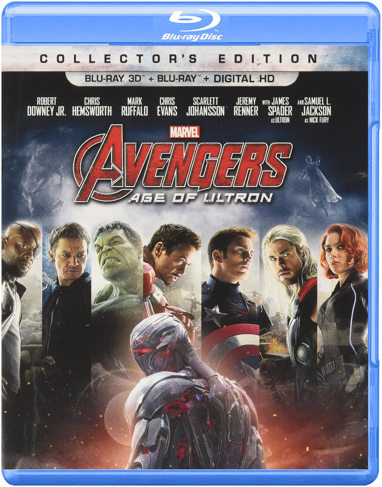Marvel's Avengers: Age of Ultron (Collector's Edition) (Blu-ray 3D + Blu-ray + Digital HD) [3D Blu-ray] - 3265