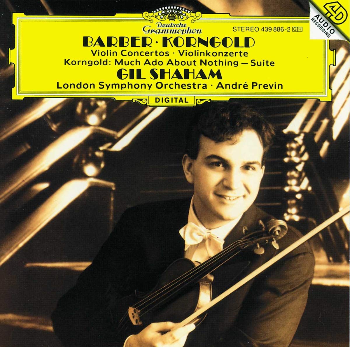 Barber: Concerto for Violin & Orchestra, Op. 14 / Korngold: Much Ado about Nothing Suite, Op. 11 - 3678
