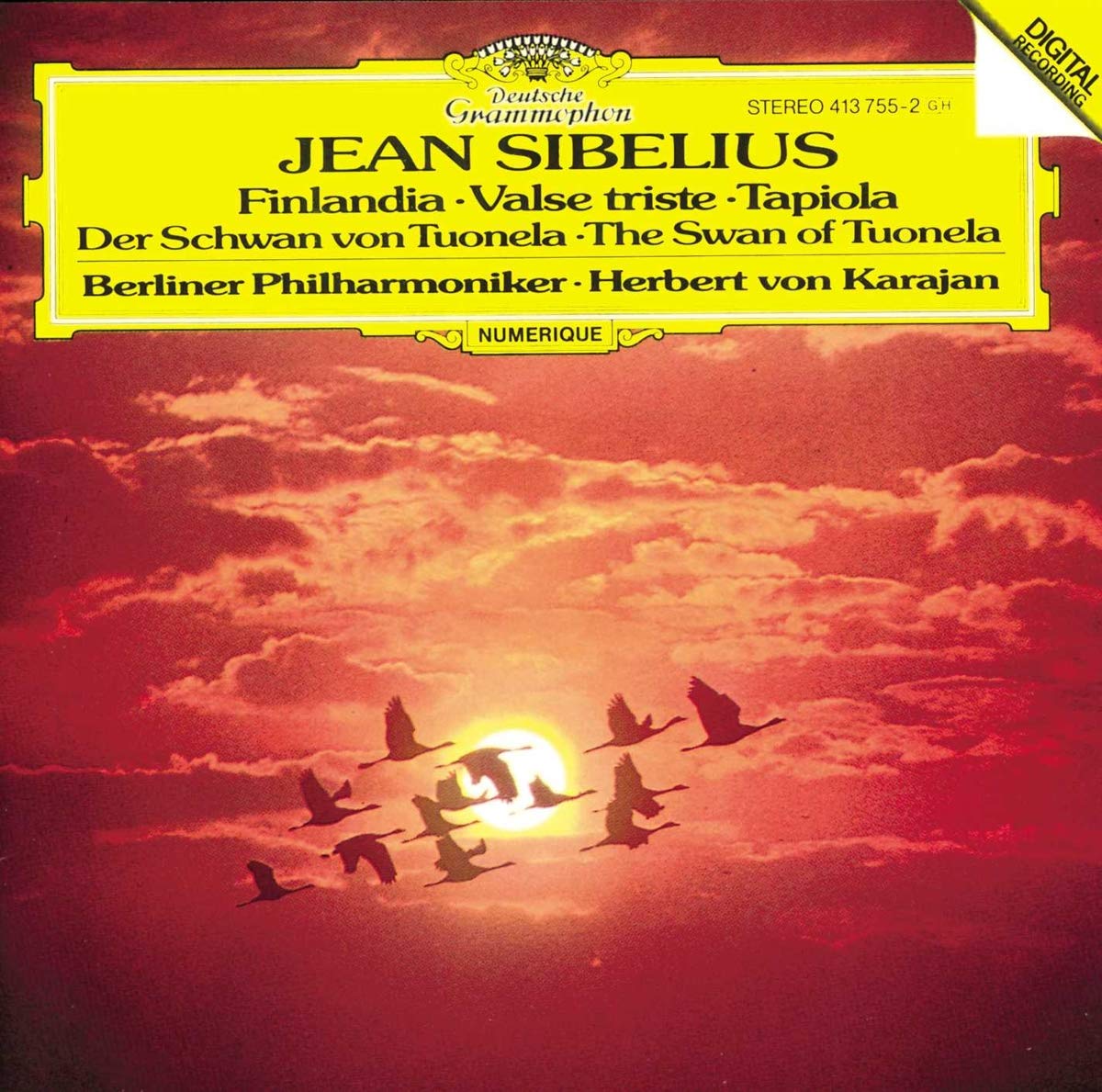 Jean Sibelius: Finlandia; Valse Triste; Tapiola; Der Schwan von Tuonela; The Swan of Tuonela - 7349