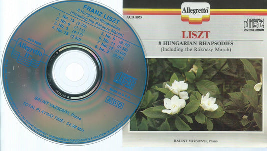 8 Hungarian Rhapsodies - 5455