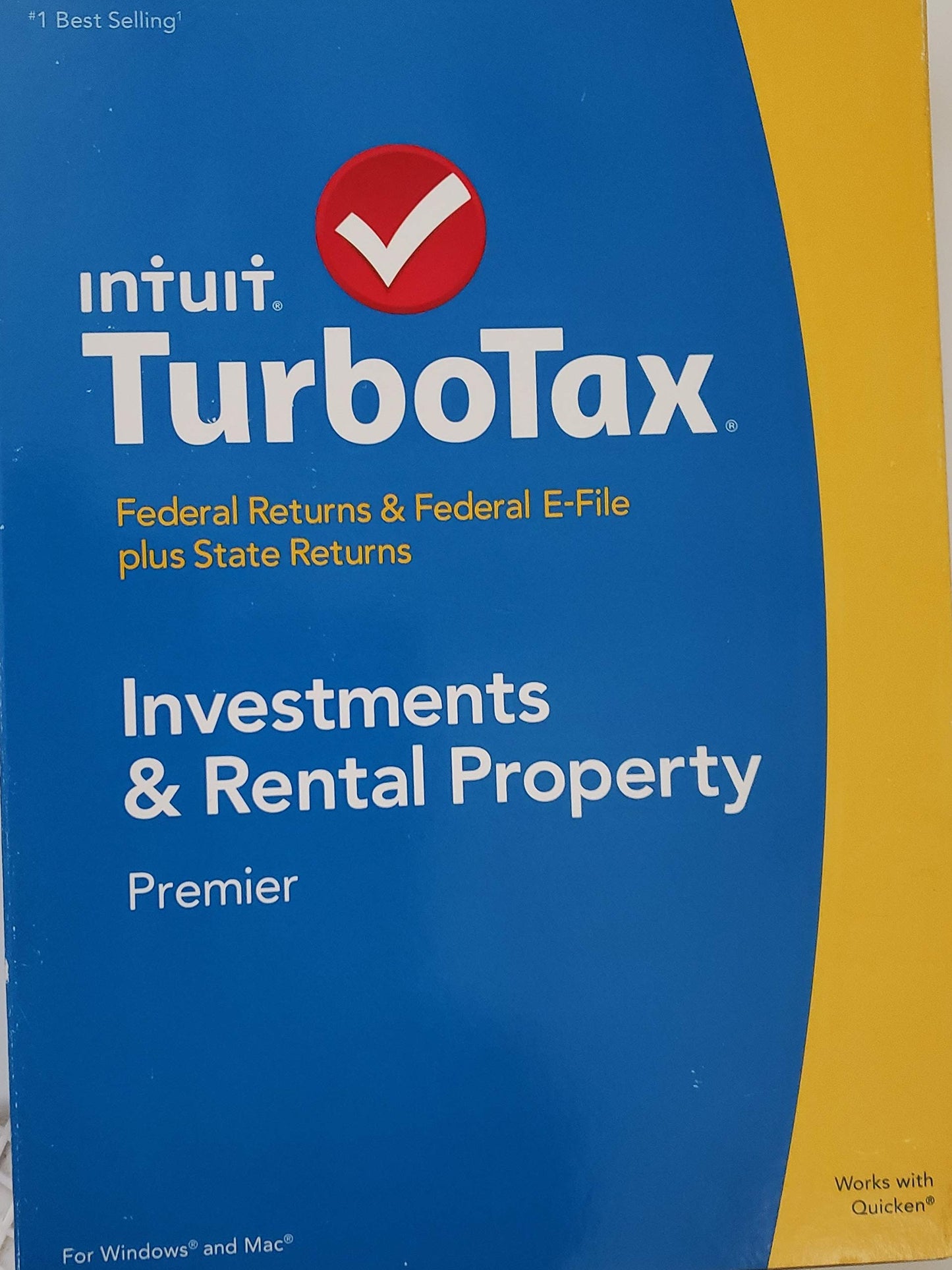Intuit 424529 Turbotax Premier 2014 Federal Plus State Plus Federal E-File Tax - 4811