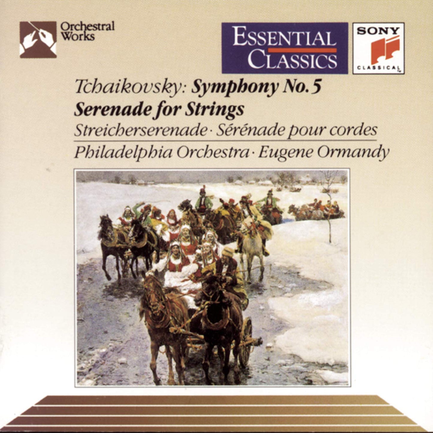 Tchaikovsky: Symphony 5 / Serenade for Strings (Essential Classics) - 9873