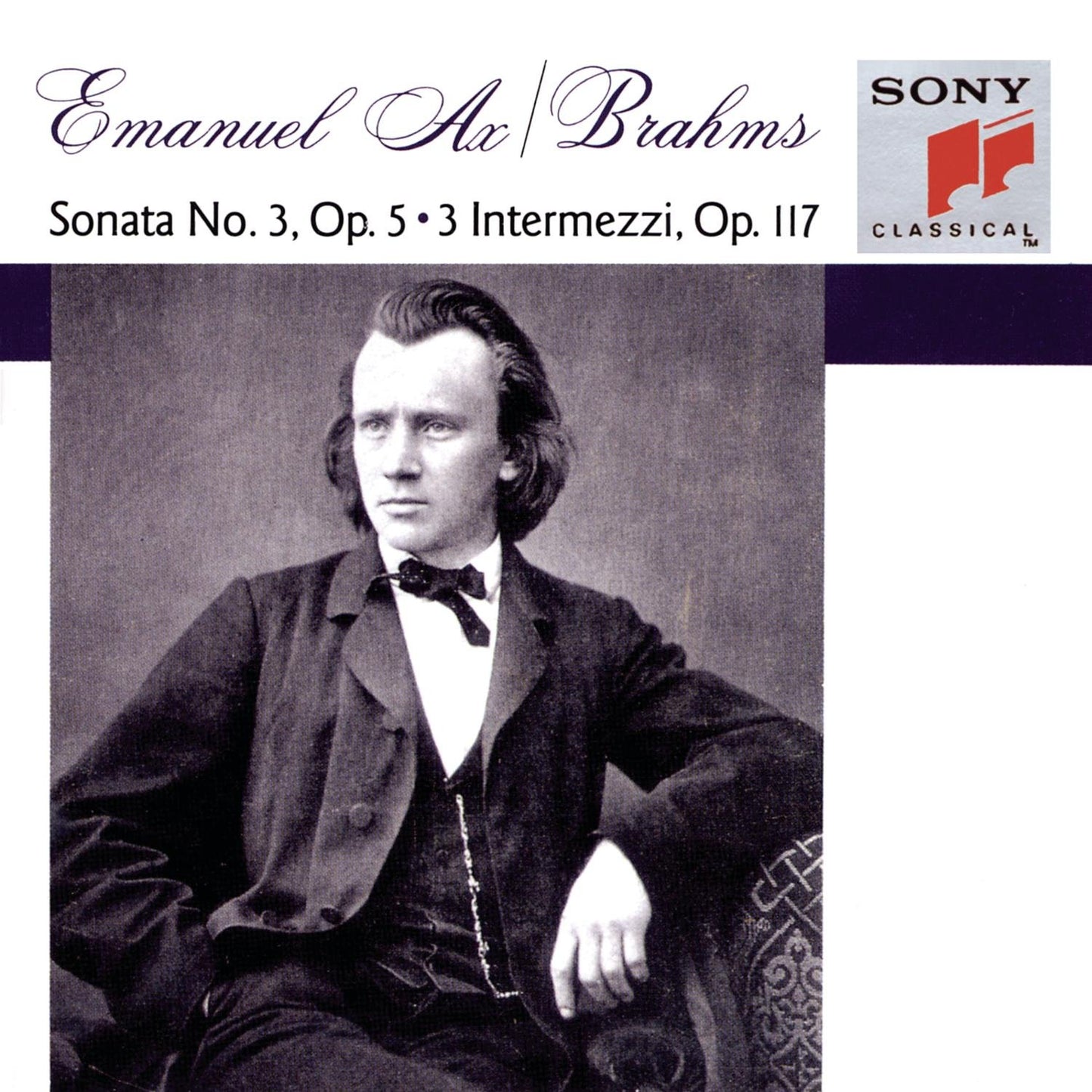 Brahms: Piano Sonata No. 3,Op. 5 / Intermezzi,Op.117 ~ Ax - 9412