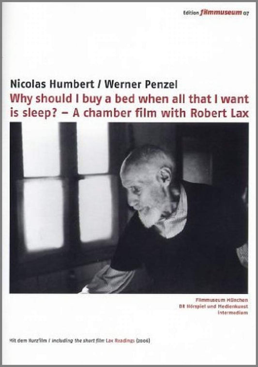 Why Should I Buy a Bed When All That I Want Is Sleep? [DVD] - 8488