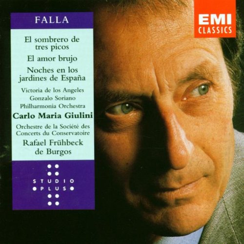de Falla: El Amor Brujo / Sombrero de tres picos (Three-Cornered Hat) / Noches en los jardines de España ( Nights in the Gardens of Spain) ~ Giulini - 8119