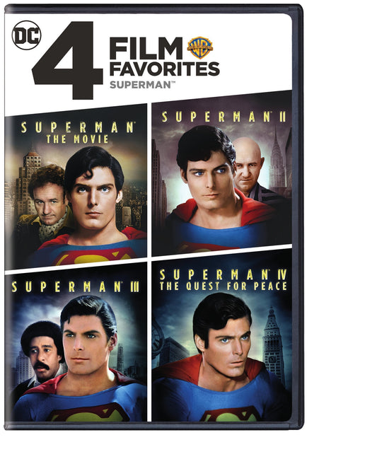 4 Film Favorites: Superman (Superman II: Special Edition, Superman III: Deluxe Edition, Superman IV: Deluxe Edition, Superman, The Movie: Special Edition) (Cover may vary) - 633